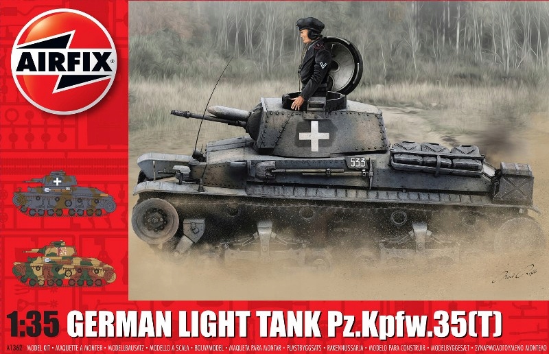 Airfix 1362 německý lehký tank Pz.Kpfw 35(t) 1:35
