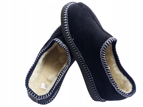 BAMBOSZE CIEPŁE SKÓRZANE OWCZA WEŁNA GÓRALSKIE*40*