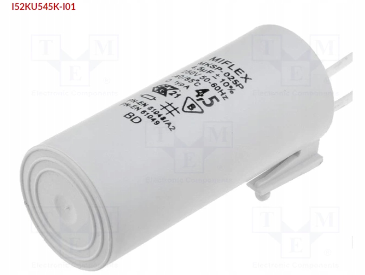 KONDENSATOR DO LAMP WYŁADOWCZYCH MIFLEX 4,5UF