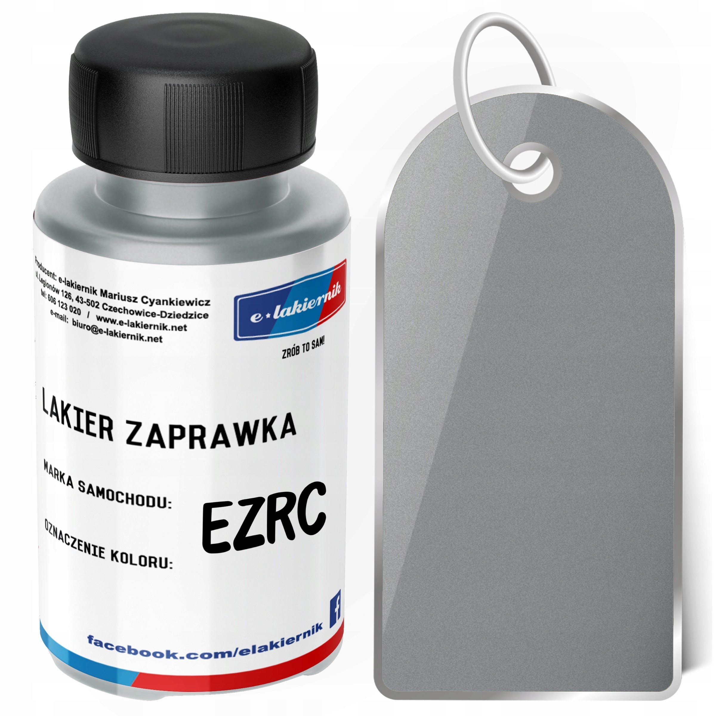 LAKIER ZAPRAWKA PĘDZELEK RYS CITROEN EZR/EZRC