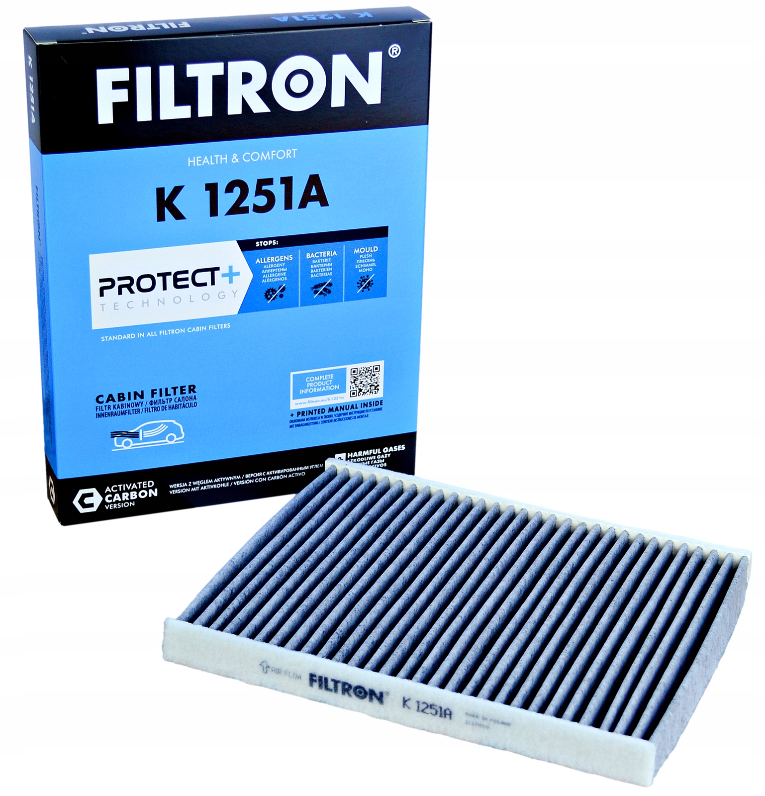 FILTRON FILTR KABINOWY WĘGLOWY FORD FIESTA MK7 08-