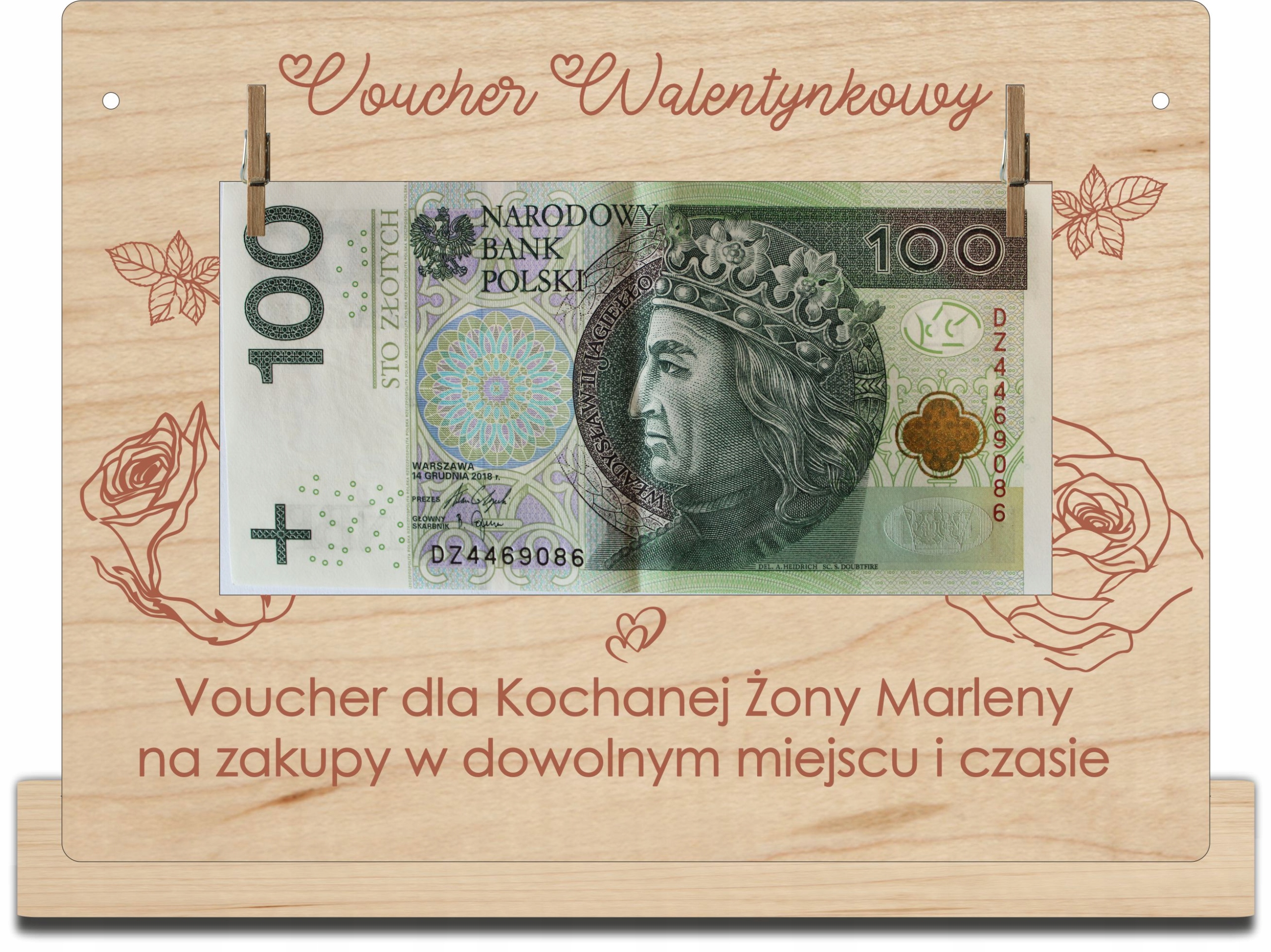 

Voucher Walentynki Prezent Urodziny Imieniny