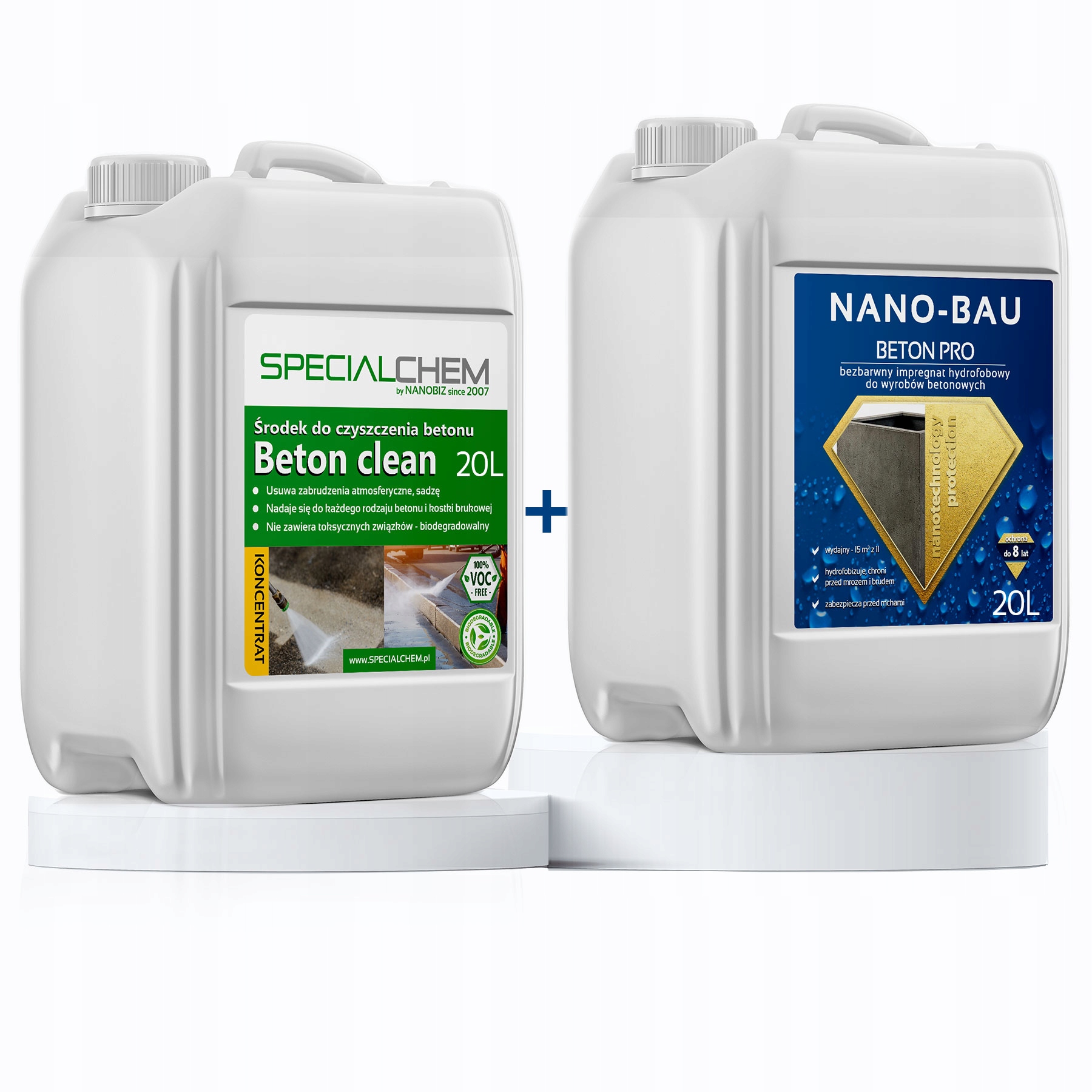 Sada pro Betonu Nano-Bau Beton Pro 20L Specialchem Beton Cleaner 20L