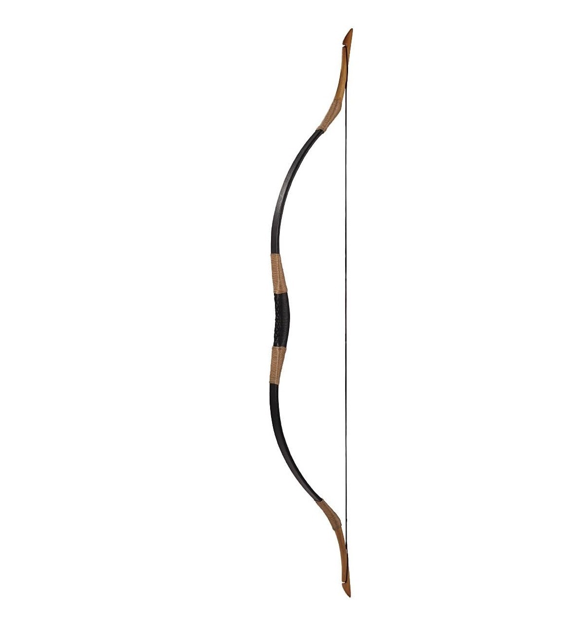 Łuk Węgrierski ręcznie wykonany drewno skóra z pokrowcem 138cm