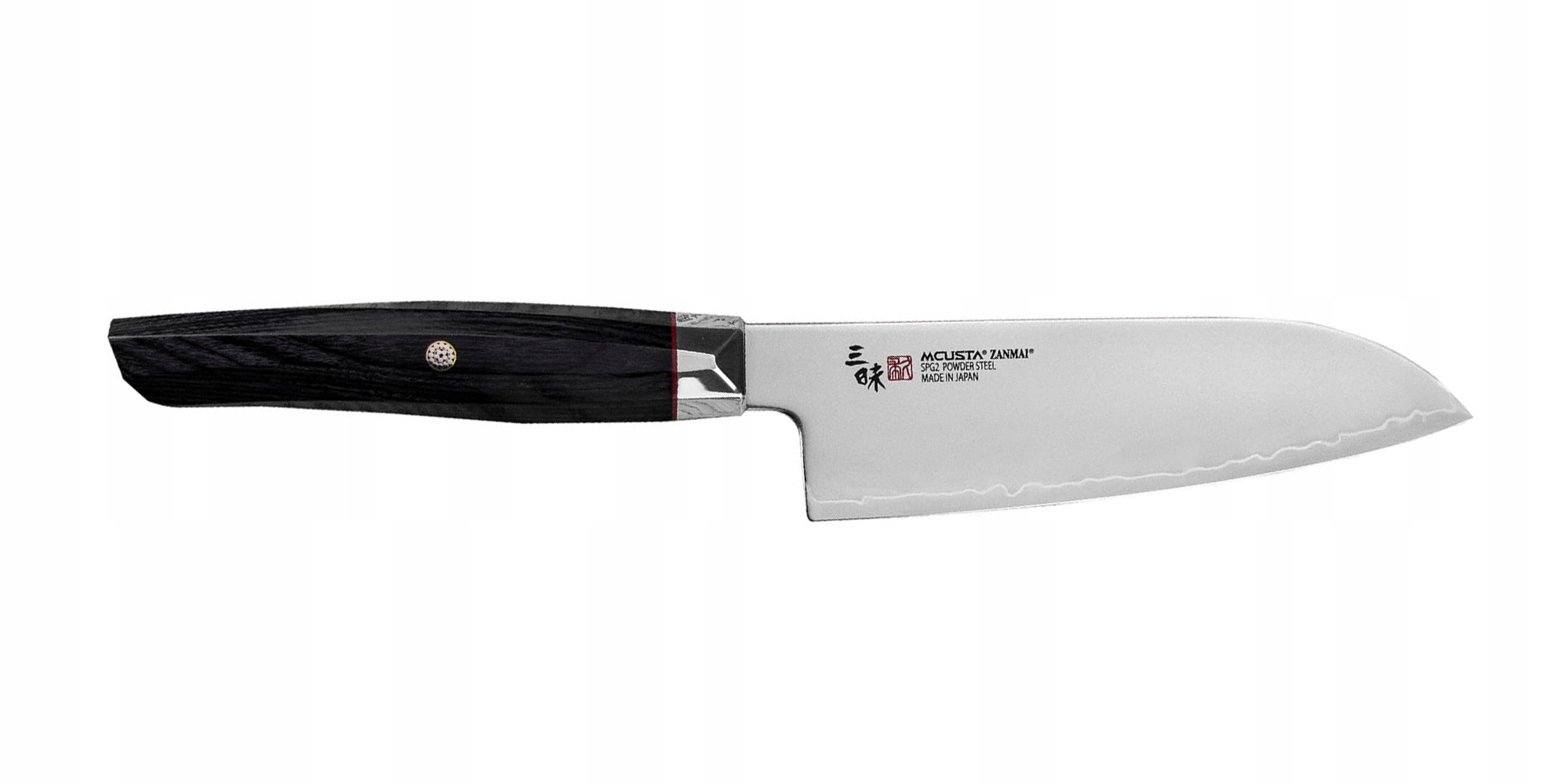 Nôž Mcusta Zanmai Revolution SPG2 Ko-Santoku 150