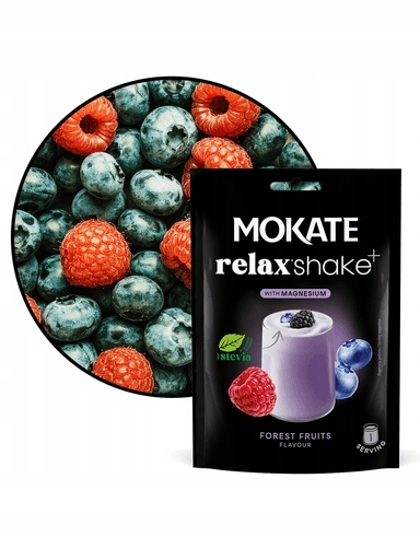 Levně 17x Shake Mléčný Relax Za Studena Lesní Ovoce Ovocný Milk Mokate 27G