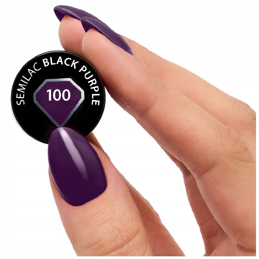 

Semilac 100 Black Purple Uv Lakier Hybrydowy