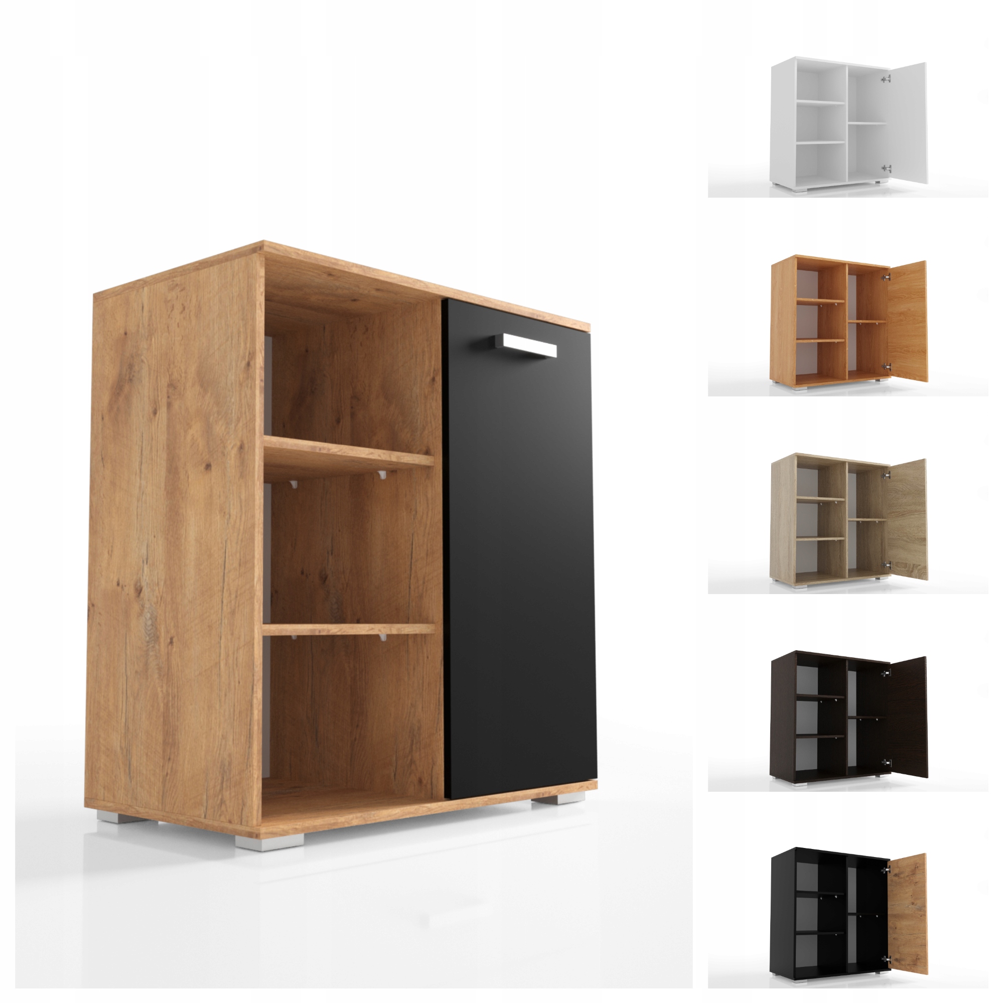 Komoda Regál Skříňka 80 cm VK05 Deska 18 mm O-sofa Prvek systému Barvy