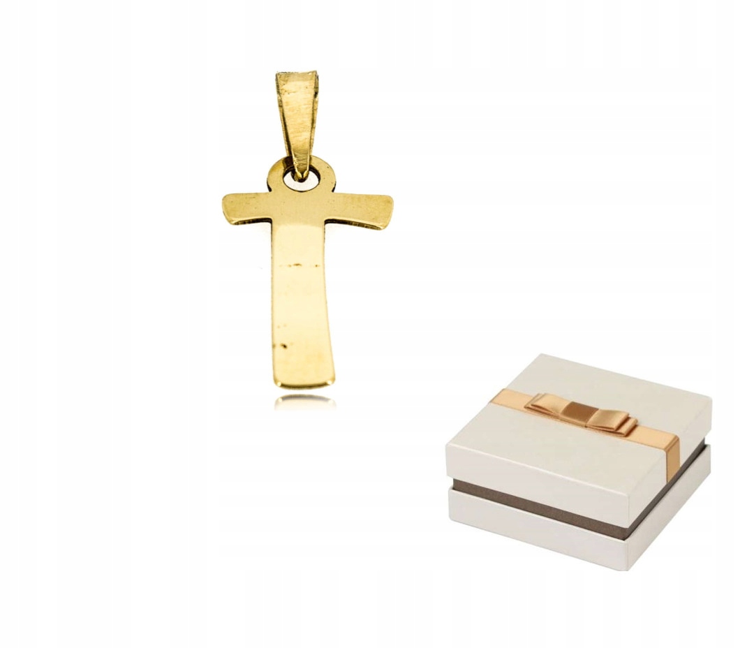 Zlato 585 Zlaté písmenko T přívěsek přívěsek 14 karátů ZZ93