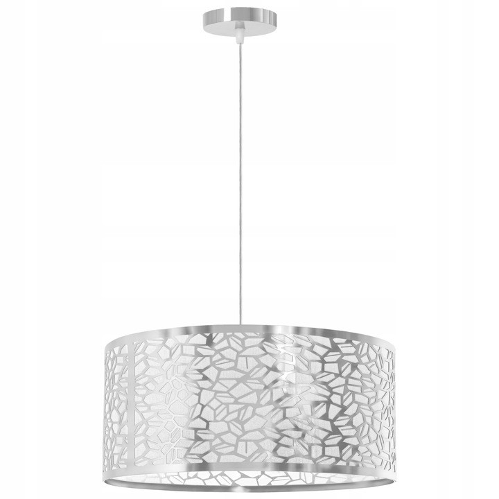 Závěsná stropní lampa Glam Chrom Metal XL