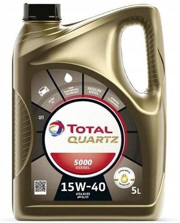 Olej Silnikowy Mineralny Totalenergies Quartz 5000 5L 15W40