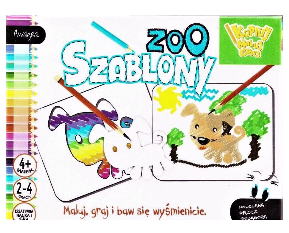 MALUJ I GRAJ - SZABLONY ZOO