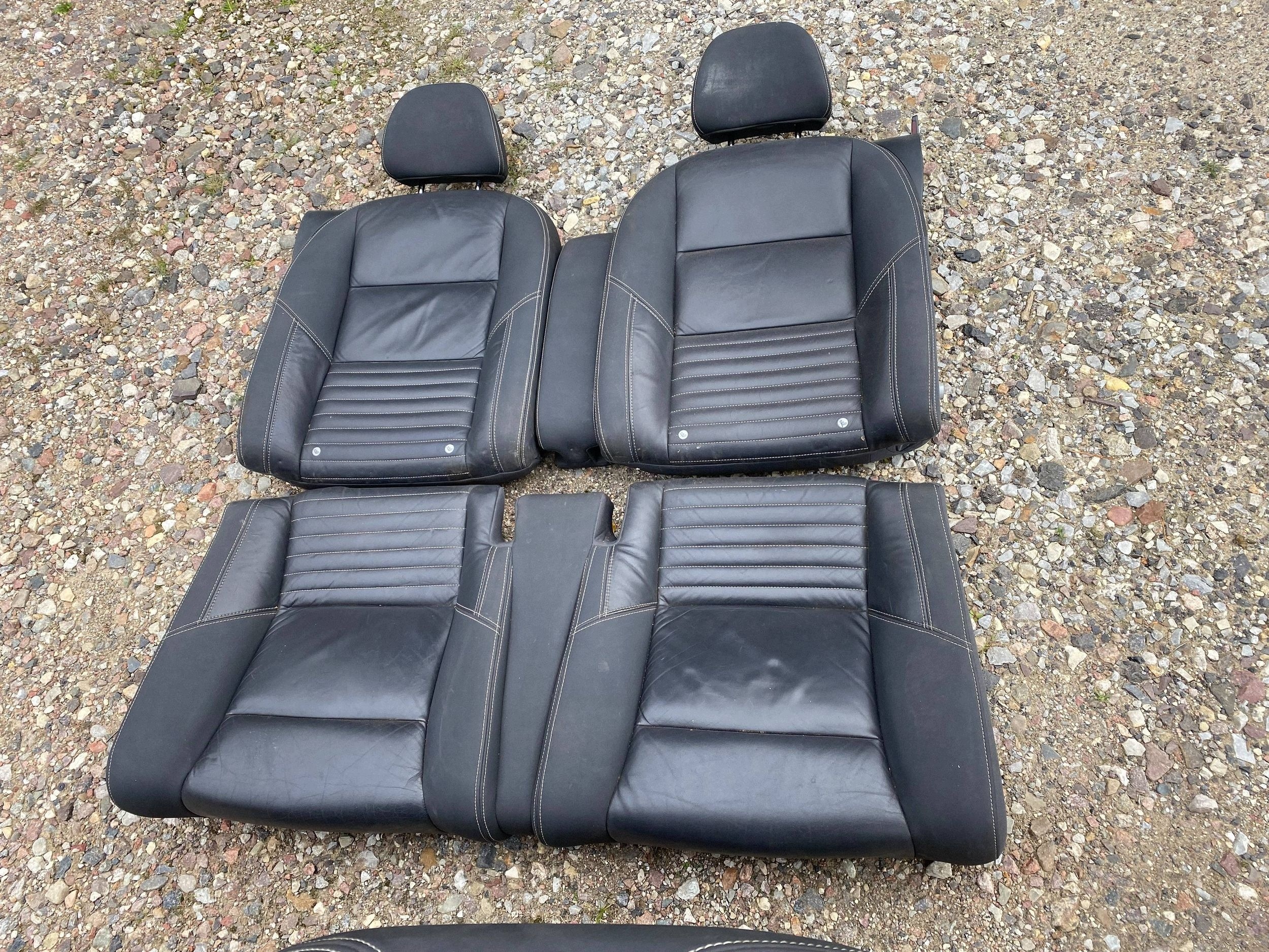VOLVO C30 LIFT sitz sitze vorne sitz heck halbleder KOMPLET EUROPA