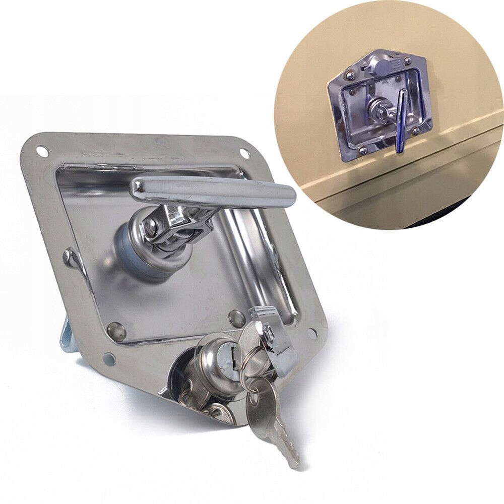 69354609085259092 - Hot Stainless Steel Truck Toolbox with Keys Traile