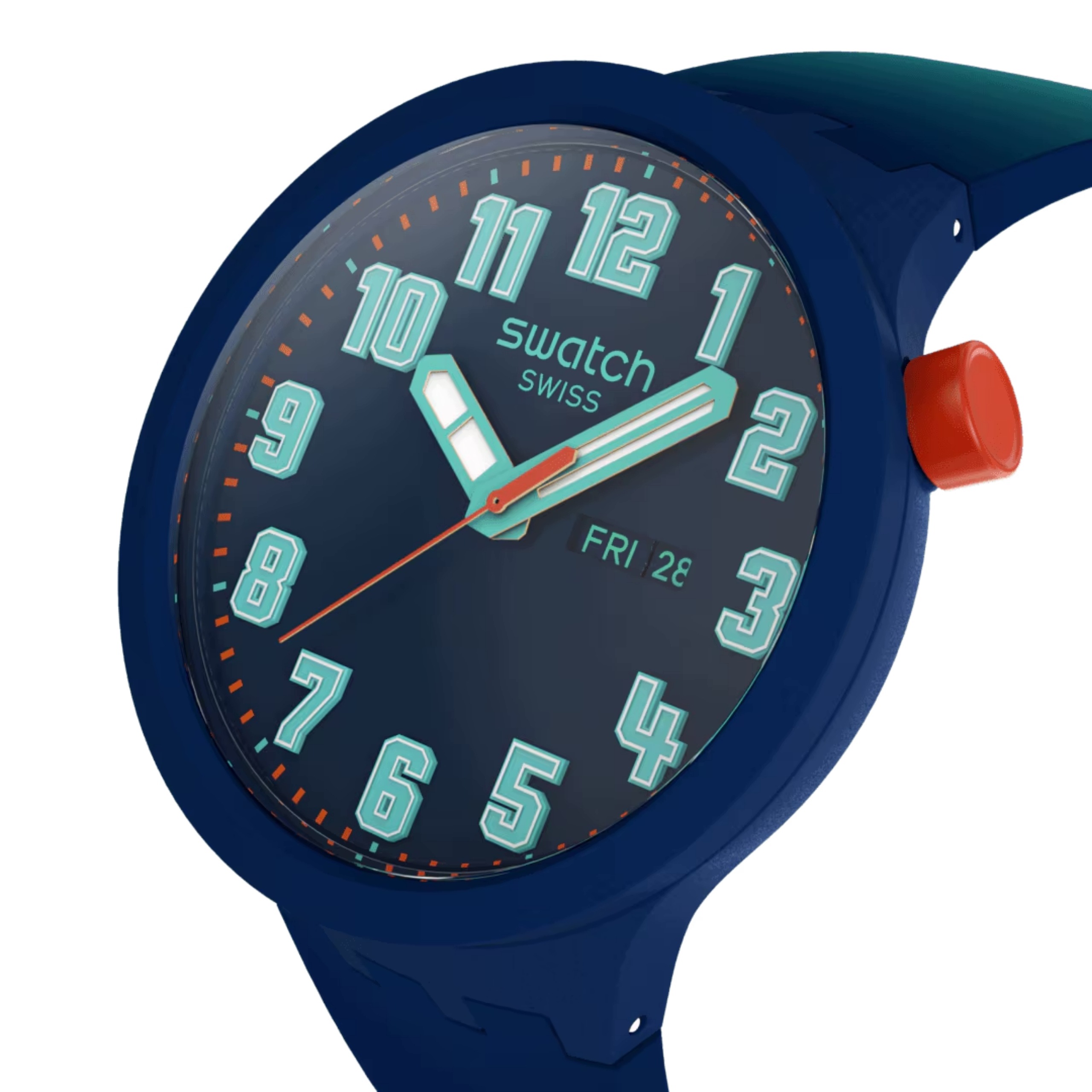 Hodinky Swatch Essentially Bold Modré SB01N700 Unisex Nové