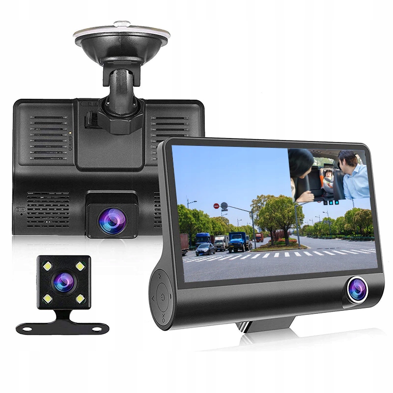 REJESTRATOR KAMERA COFANIA 3 KAMERY FULL HD