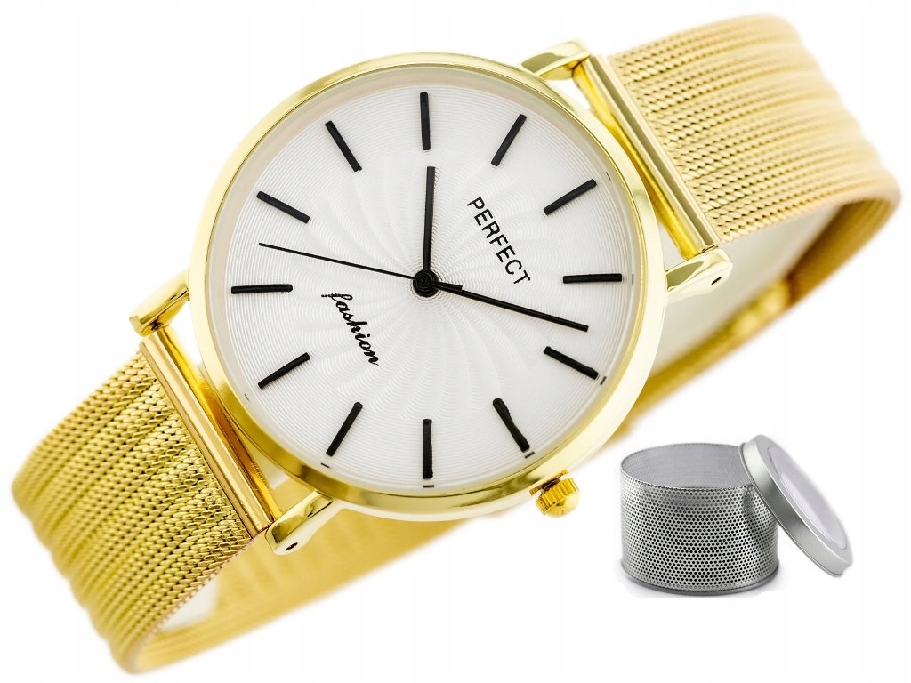 

Zegarek damski Perfect Etna mesh + Box + Grawer