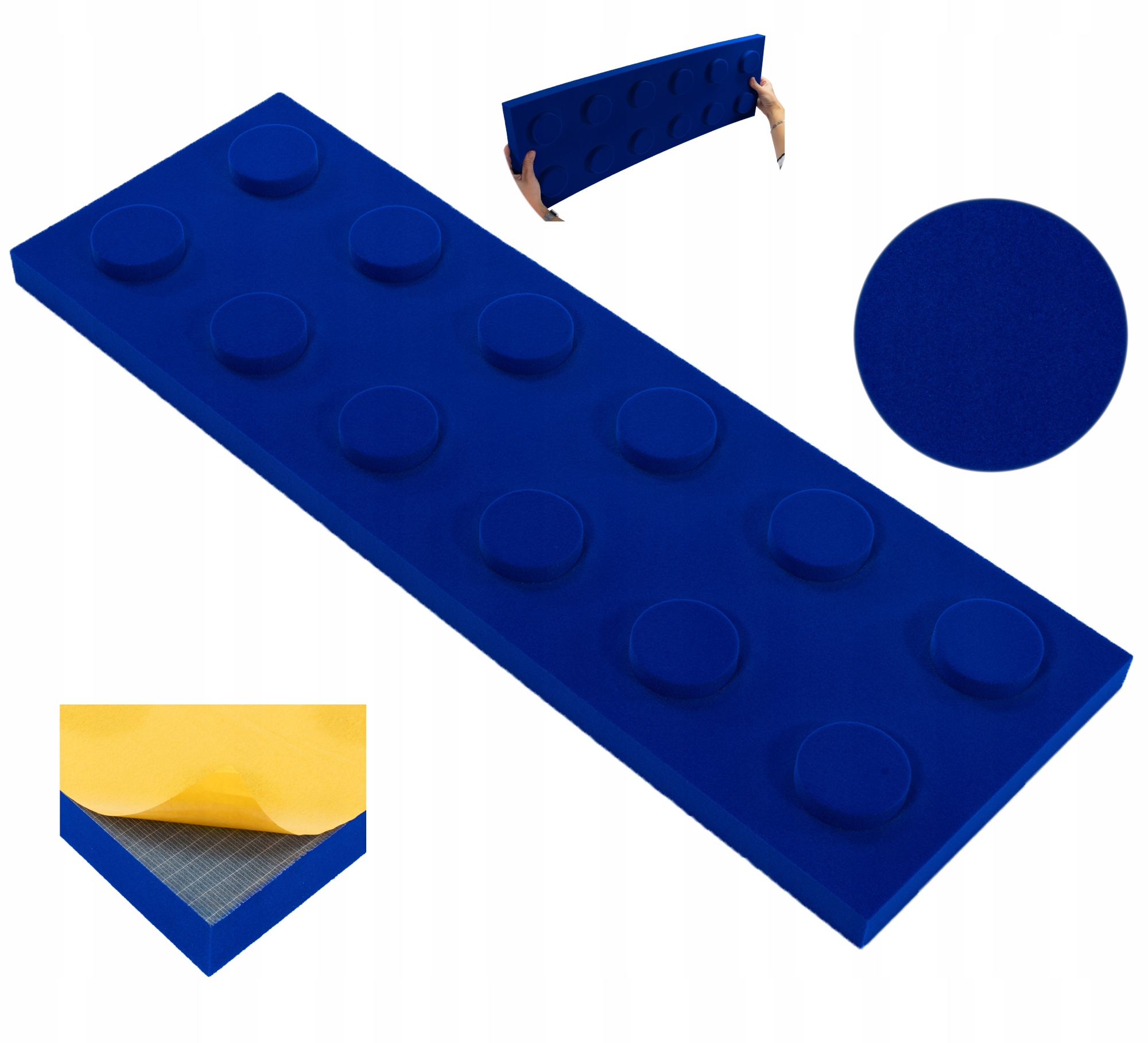 Klocek akustický panel Decor pěna Samolepicí 25x75 cm tloušťka 4 cm atesty