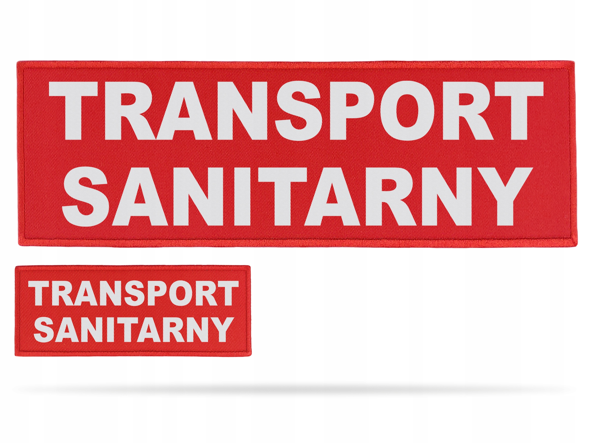KOMPLET NASZYWEK ODBLASKOWYCH TRANSPORT SANITARNY