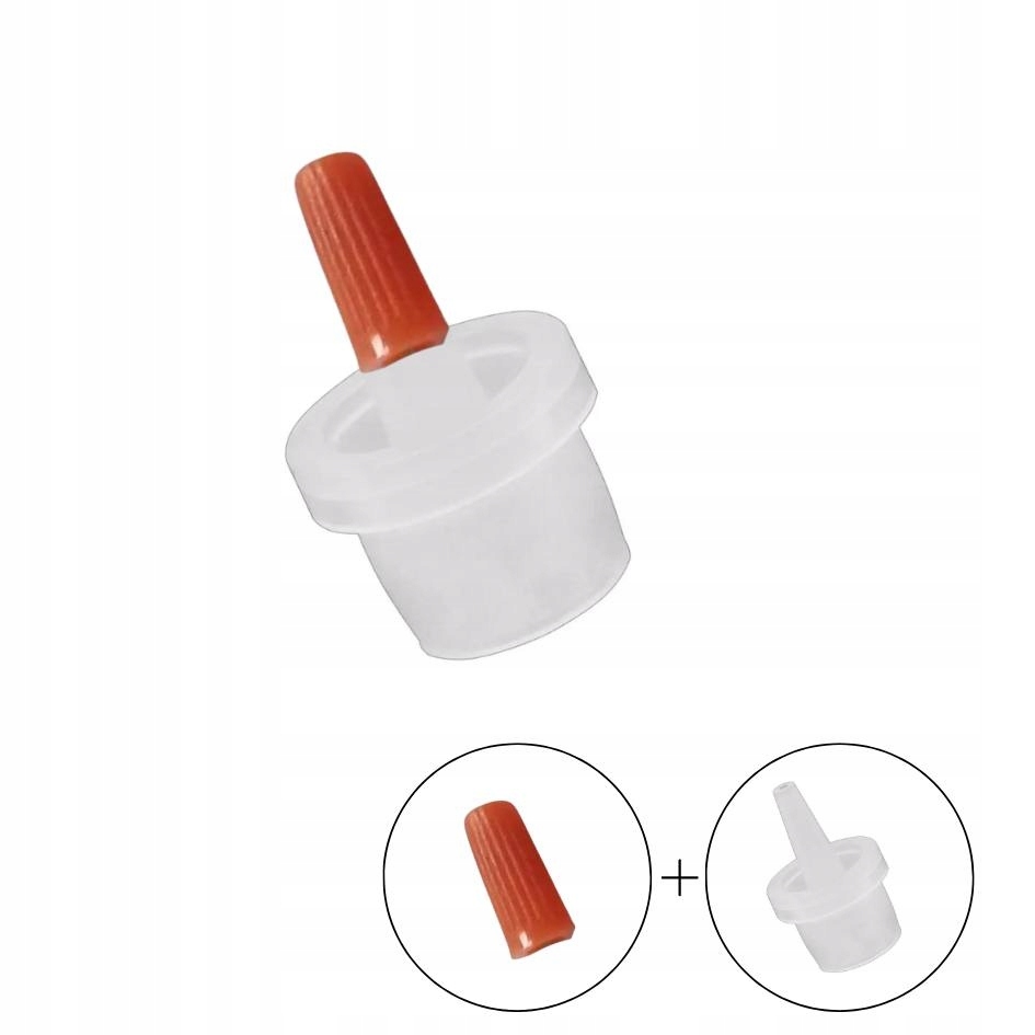 Zatyczka do kleju z otwartą końcówką