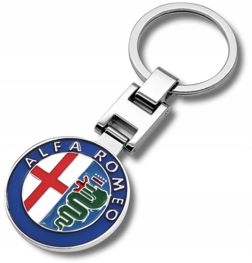 Brelok breloczek do kluczy z logo ALFA ROMEO.