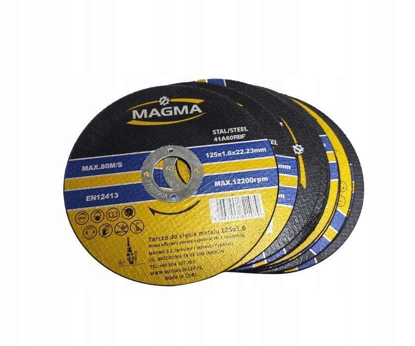 

Tarcza do cięcia metalu 125x1.6 10szt stal