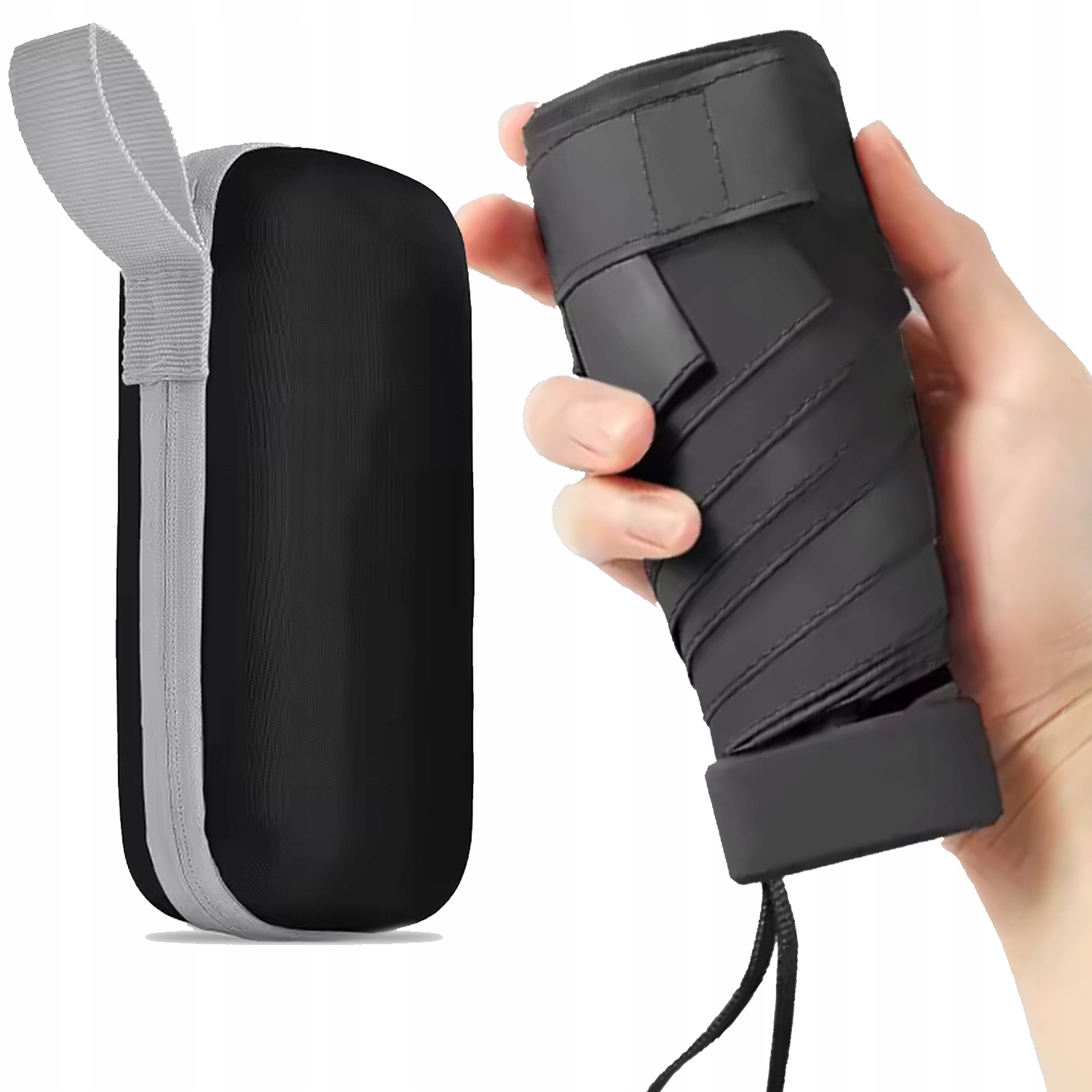 PARASOL PODRÓŻNY MINI PARASOLKA Z ETUI SKŁADANE PARASOLKI