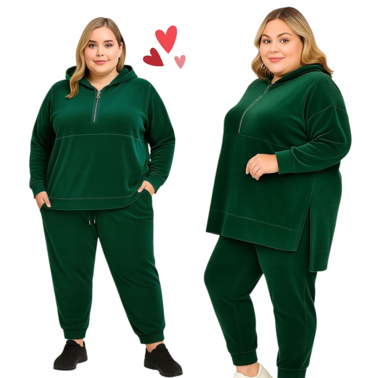 Teplákovka velurová mikina delší tunika unikát komfortní 60 62 10XL