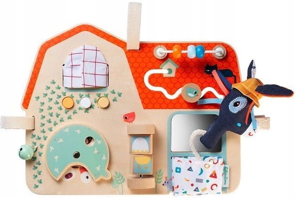 

Lilliputiens Drewniana tablica manipulacyjna Farma