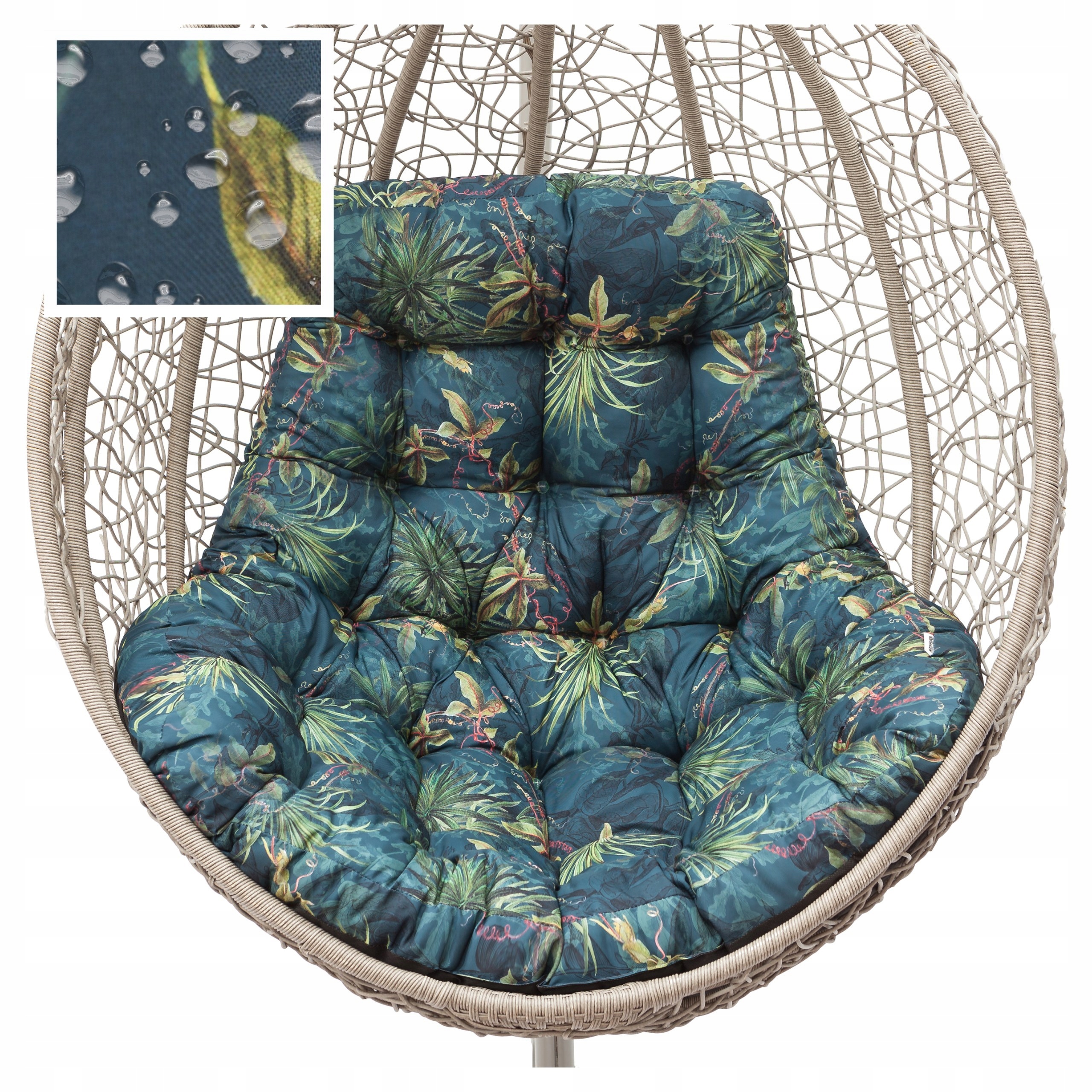 Vankúš na závesnú hojdačku, Vodotesný vankúš na kreslo kokón hniezdo