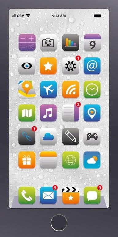 Ręcznik 70x140 Smartfon Telefon Detexpol