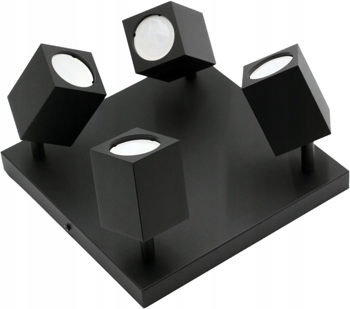 IdeaLED Stropní Svítidlo Černá Quantus 4xGU10 40W Metal IP20