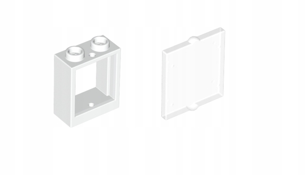 

Lego Białe Okno Szyba 60592 60601 2 szt.
