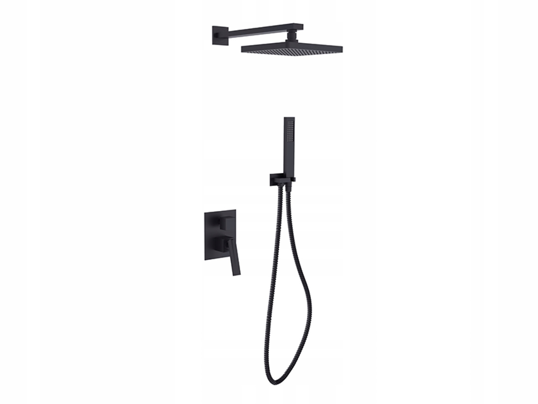 zestaw prysznicowy Aspira Ultraslim besco black
