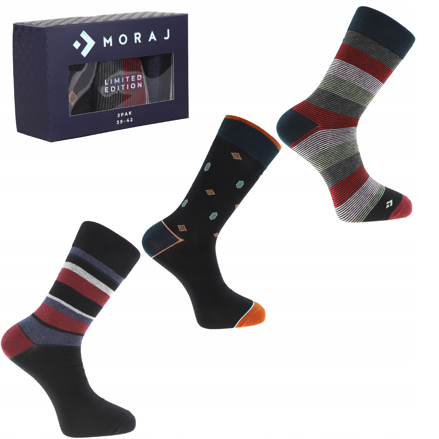 

3 x Skarpety Skarpetki męskie *39-42