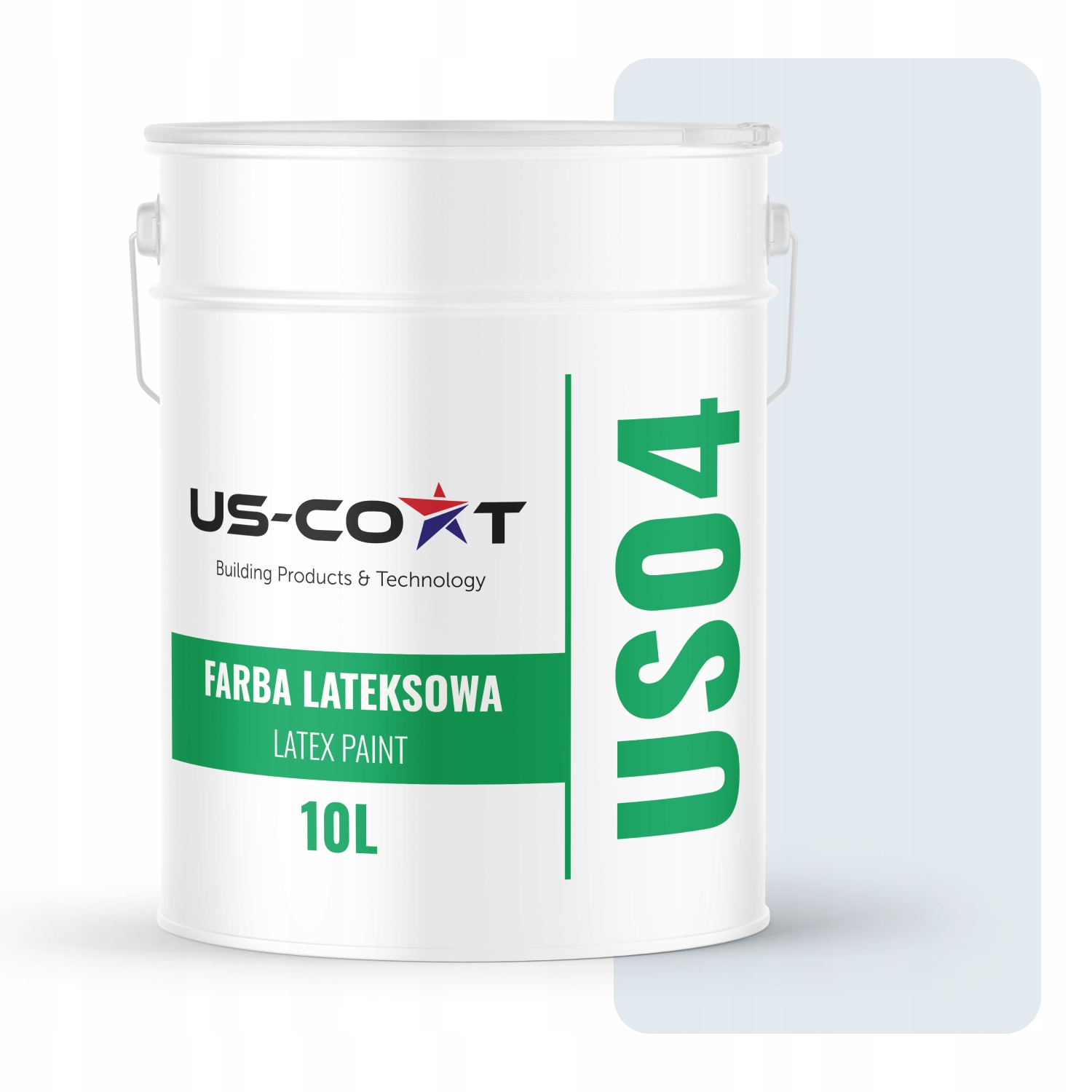 Barva Barva Bílá Zlomená Do Světle Modrá H0179 10L Hluboká Matná Na Stěny