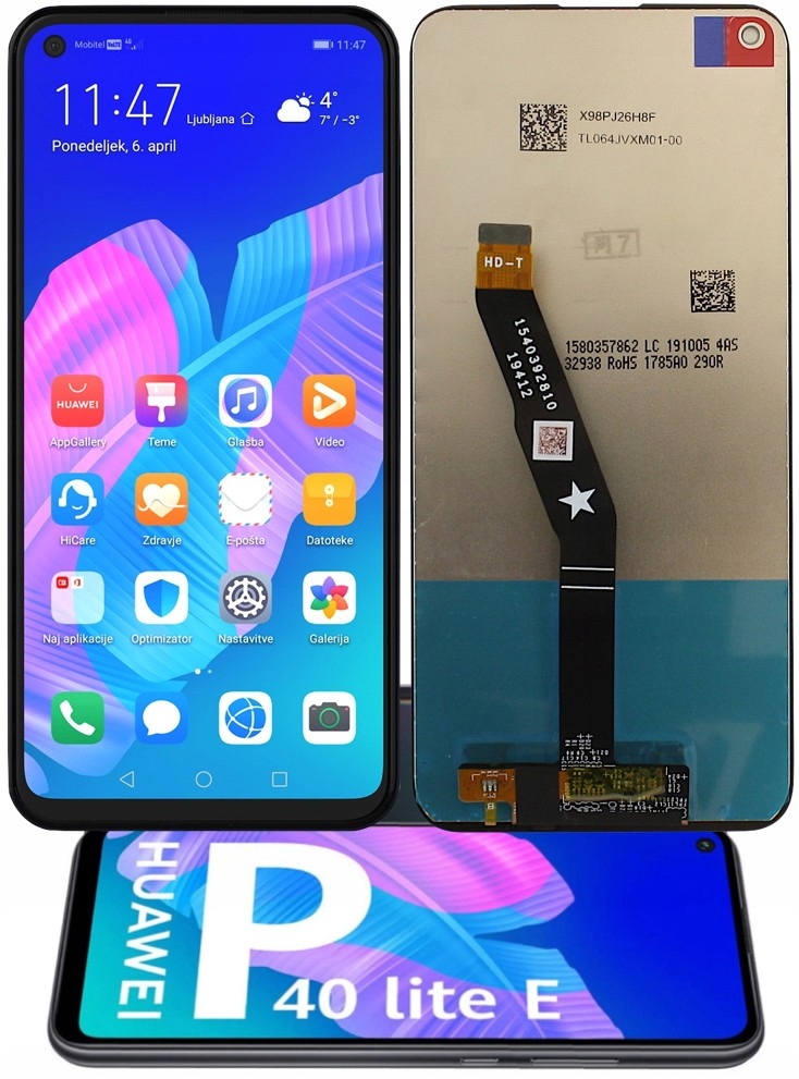 

Wyświetlacz LCD Ekran Huawei P40 Lite E ART-L29