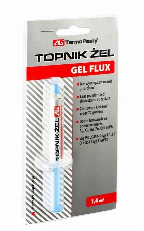 

Topnik Żel Do Lutowania 1,4ML Ag Termopasty