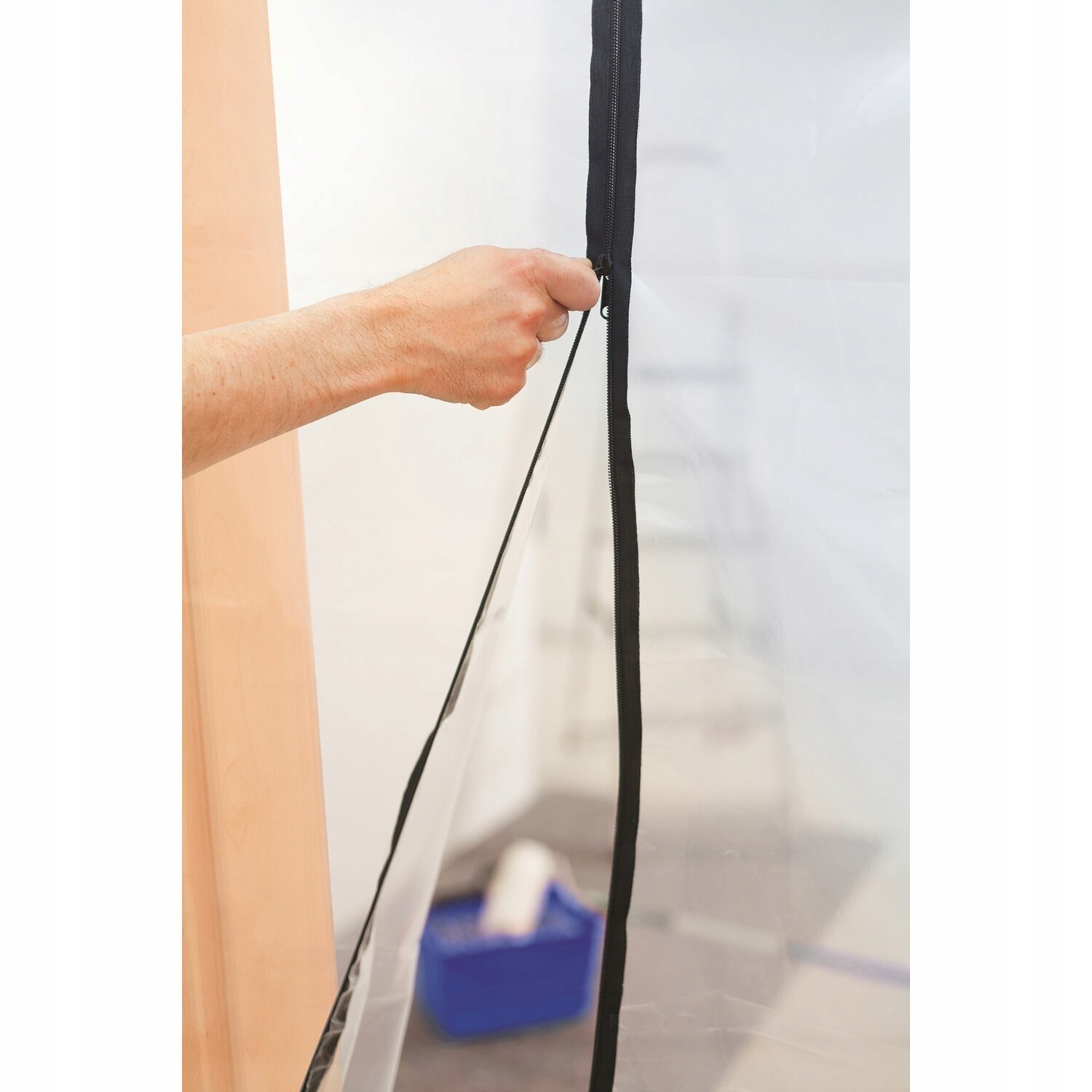 DRZWI , FOLIA PRZECIWPYŁOWA Z ZAMKIEM ,TAŚMĄ Kod producenta KPK.21010