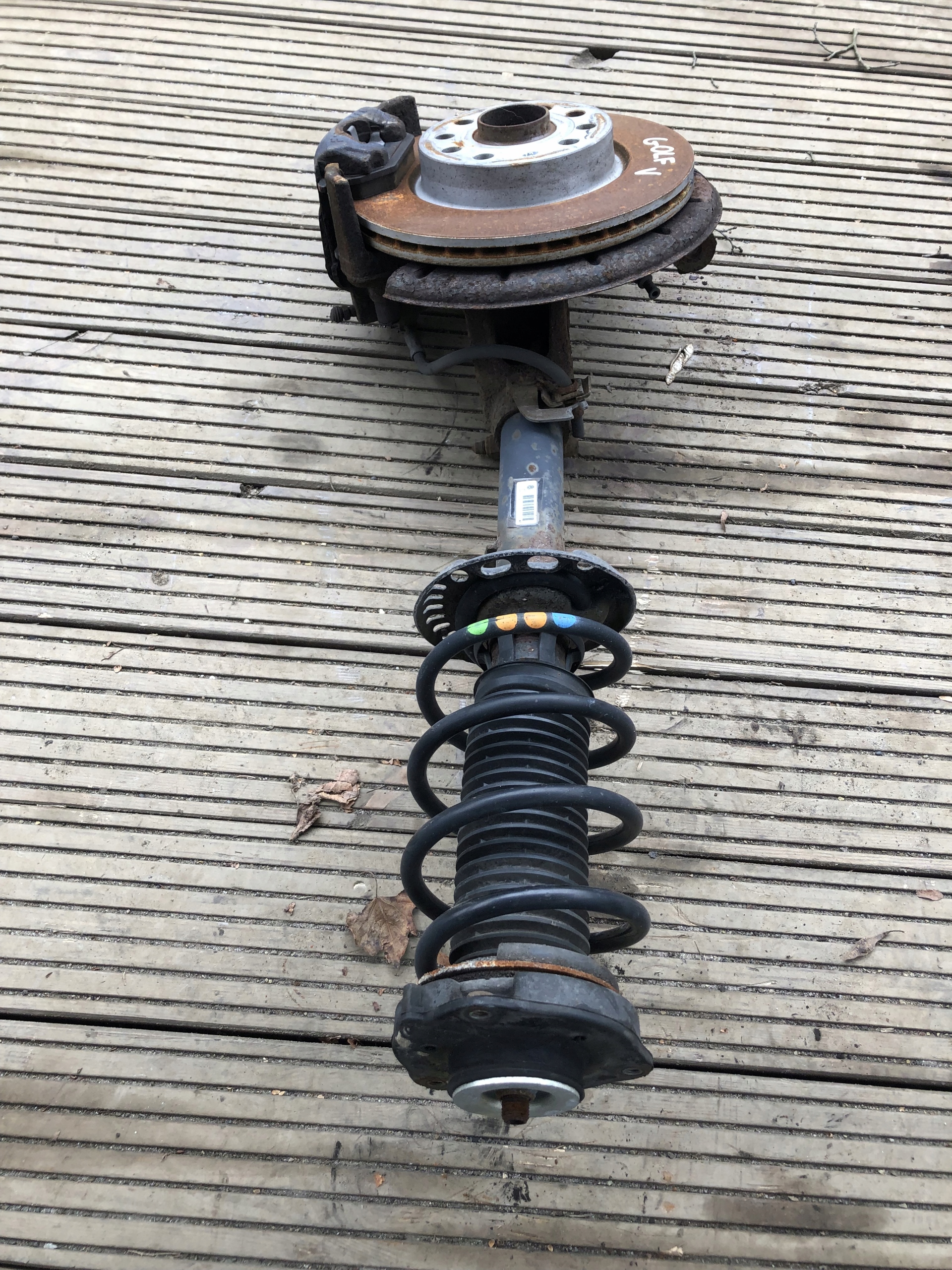 VW GOLF V McPherson swing right front 1K0413031BF