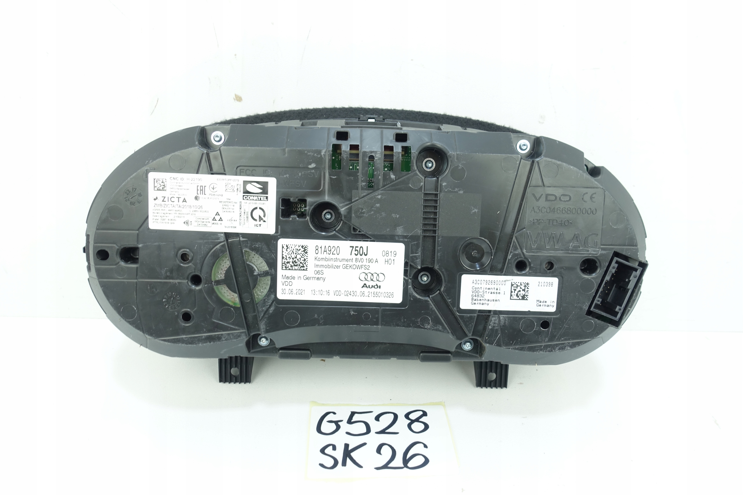 AUDI Q2 81A 2016- dials dials 81A920750J
