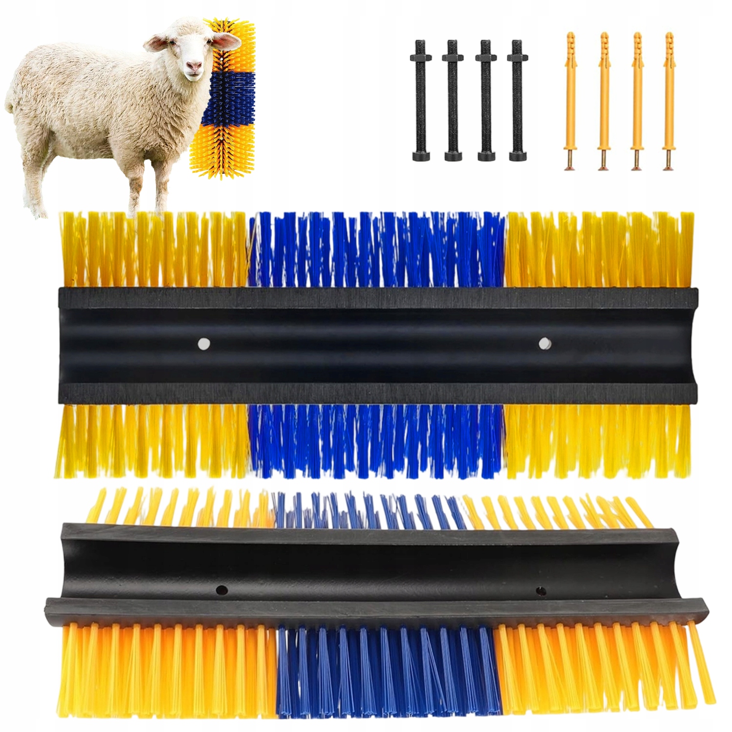 Kartáč Na Škrábání Hospodářských Zvířat Pro Péči O Měkké Štětiny