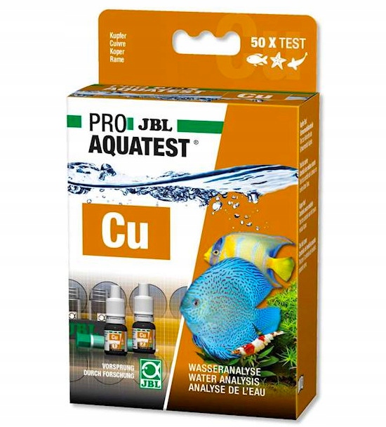 Jbl Proaqua Test Cu Měď Kapkový Test Akvária