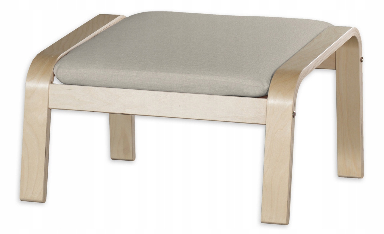 Dekoria Polštář na podnožku Poäng Ikea šedý
