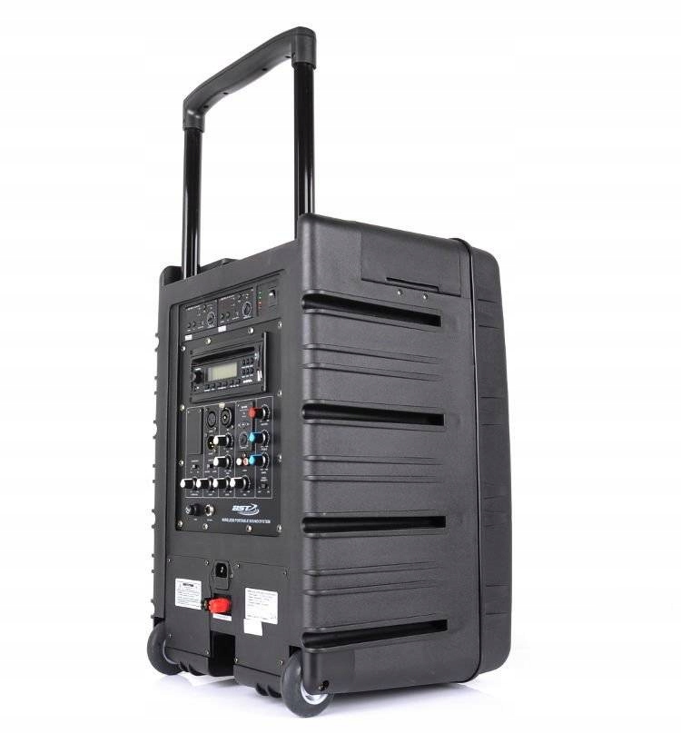 Kolumna mobilna PRO 400W bluetooth CD USB 2x mikrofon UHF AKUMULATOR Moc znamionowa RMS 200 W