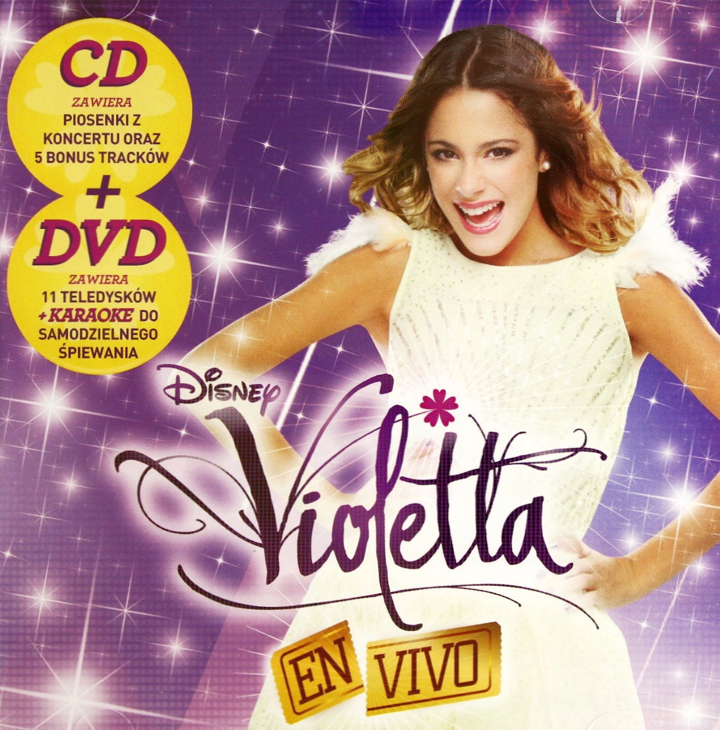 Violetta: En Vivo CD+DVD teledyski karaoke