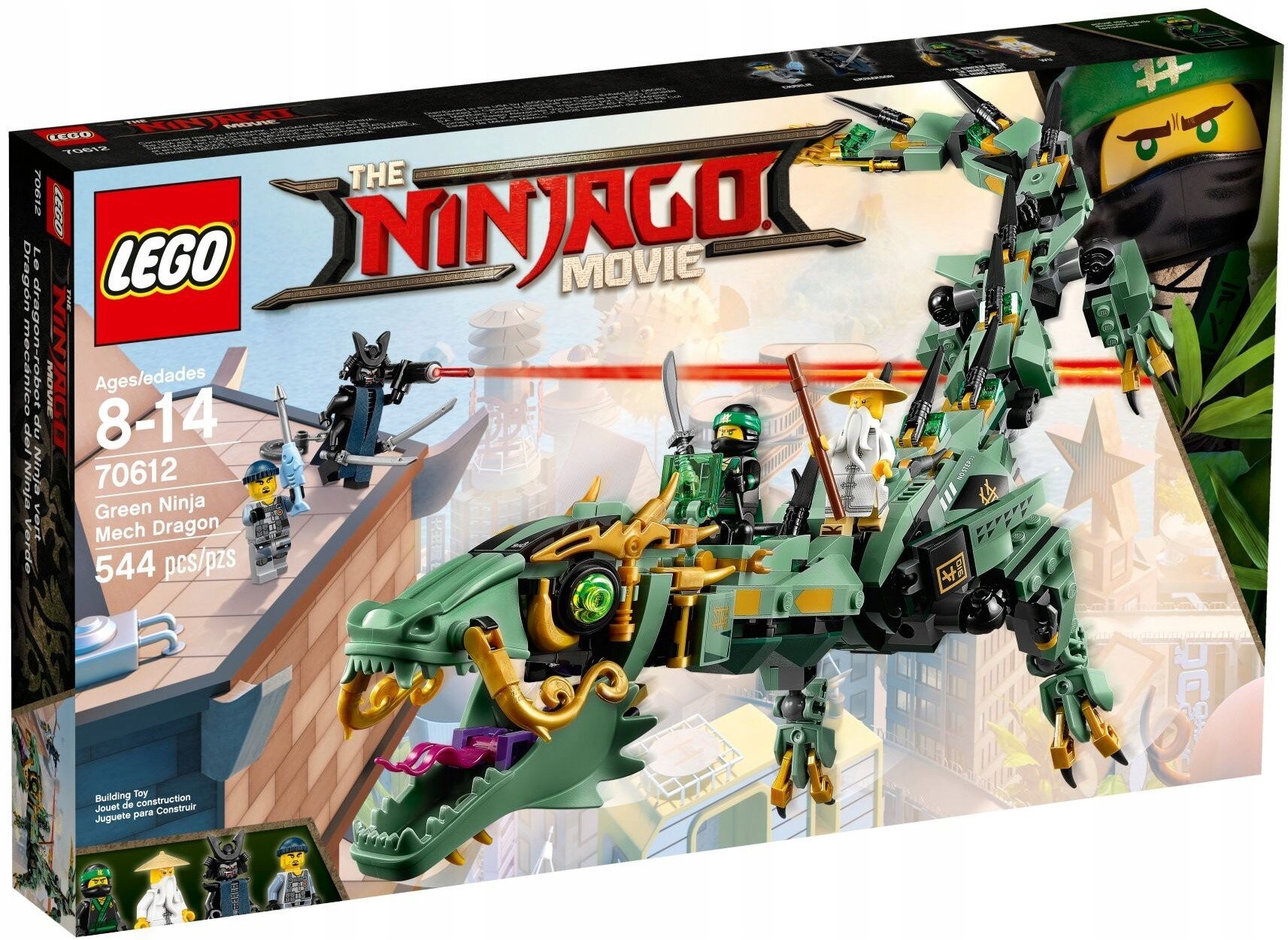 Lego Ninjago Movie 70612 Mechanický drak zeleného nindži Nové