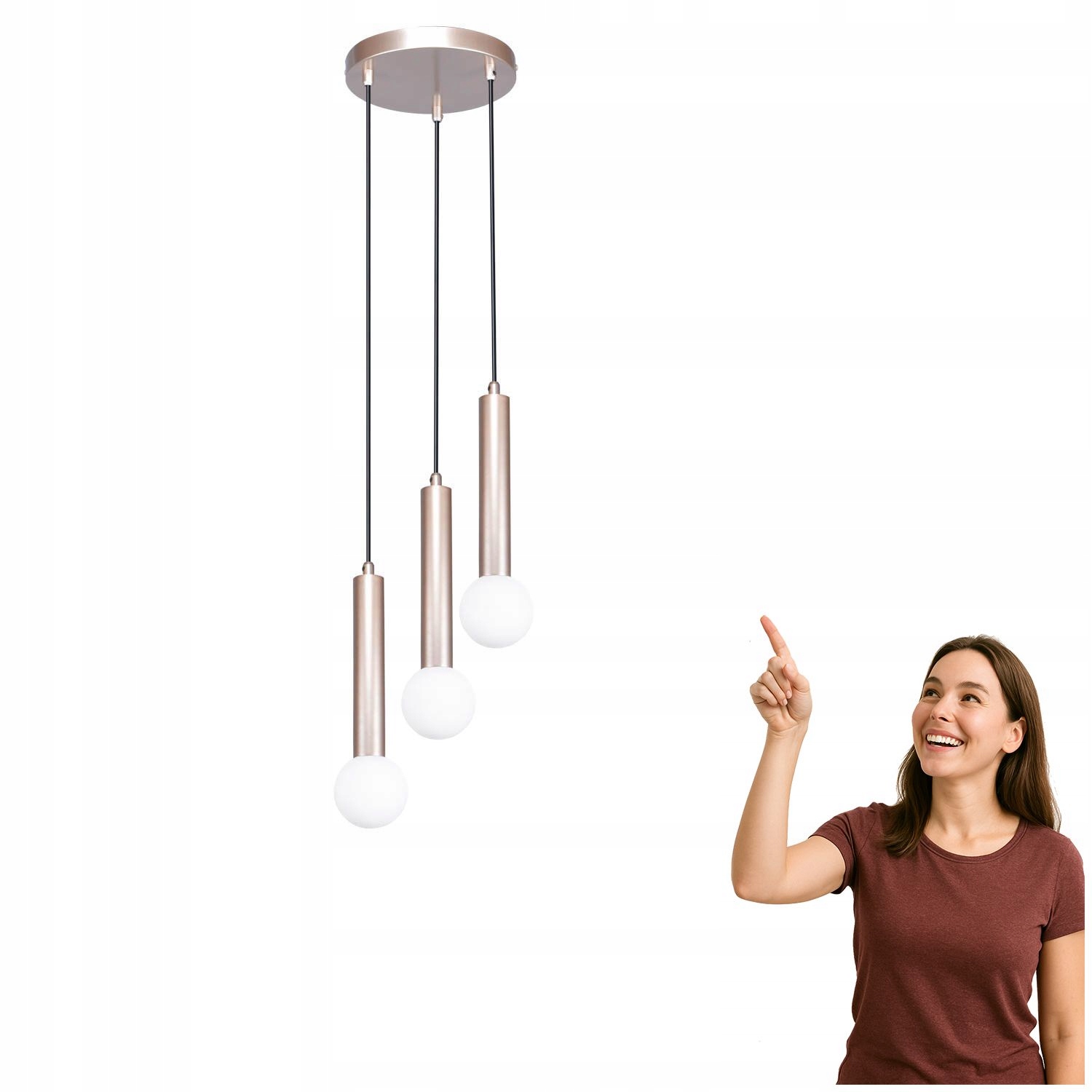 Závesná lampa Filano PND-33574-3-CF Italux