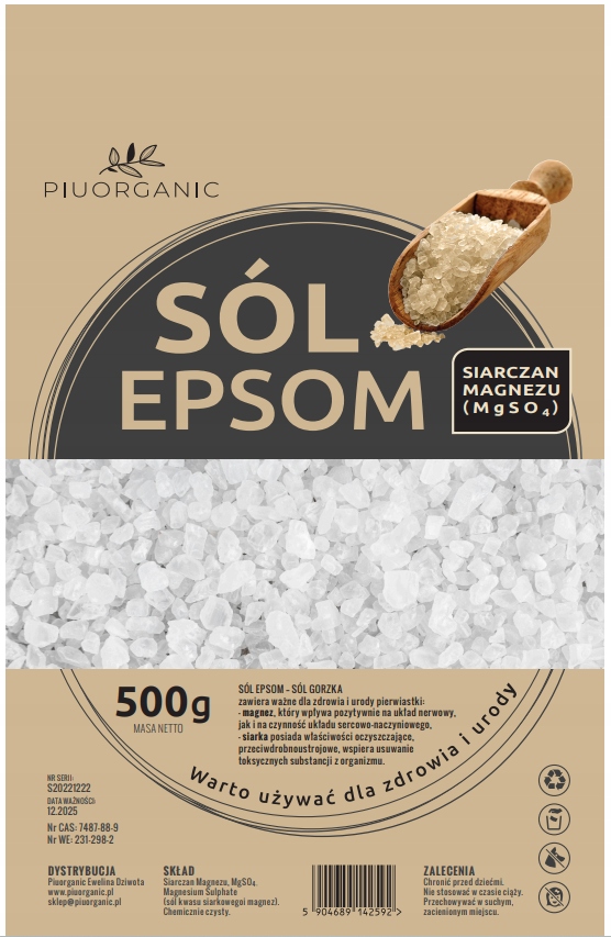 

Sól Gorzka Siarczan Magnezu Epsom 1kg