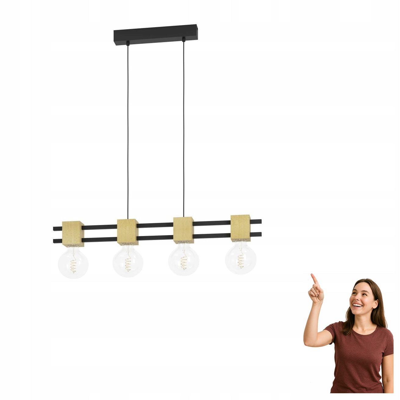 Závesná lampa Levantara 390191 Eglo